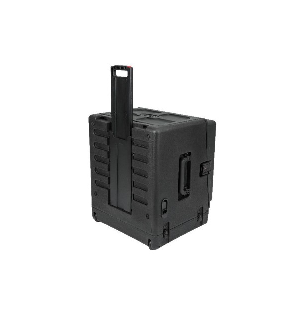 SKB Rolling Compact Rigs: 10U Top Rack, 6U Front Rack, Steel Rails, Hard top, L/R Access doors