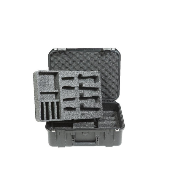 SKB iSeries 1813-7 Waterproof Microphone Case with custom interior