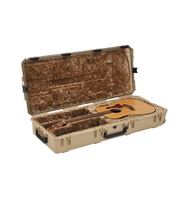 SKB iSeries Waterproof Acoustic Guitar Case (tan)
