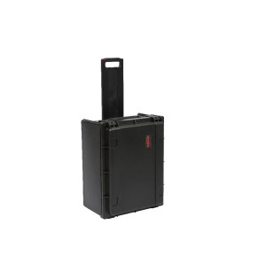 SKB Injection Mold Laptop/4U Rack with wheels and pull handle