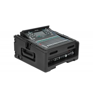 SKB Rolling Compact Rig: 10U Top Rack, 2U Front Rack