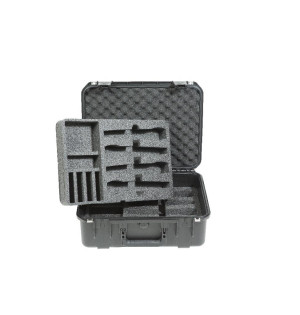 SKB iSeries 1813-7 Waterproof Microphone Case with custom interior