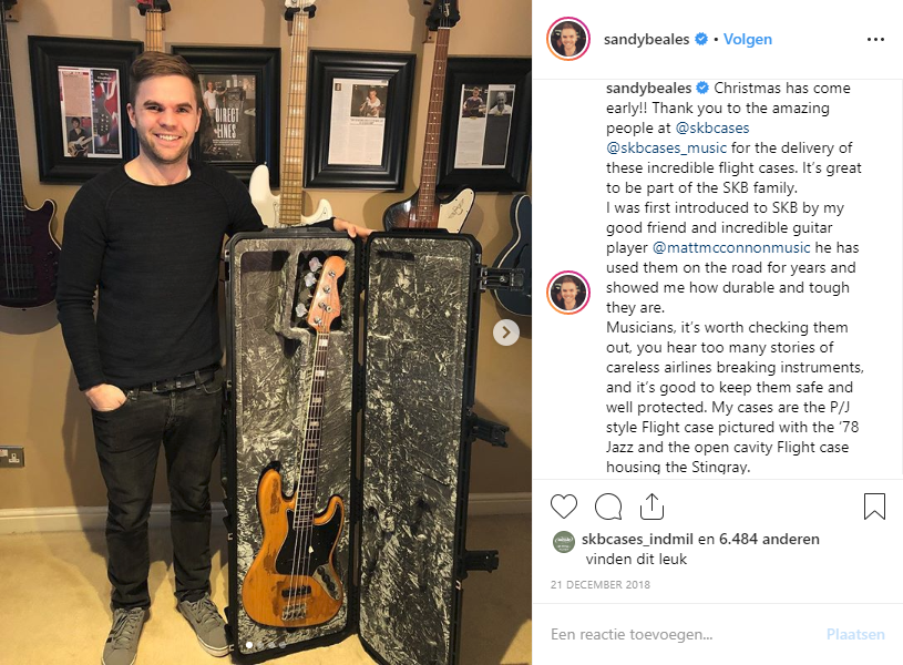 Sandy Beales SKB instagram post